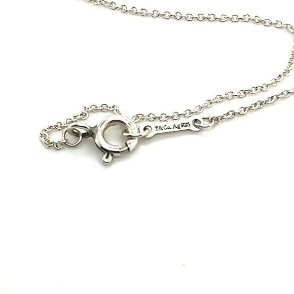 T&Co. 925 Paloma Picasso Olive Leaf Heart Pendant Necklace - Picture 5 of 7